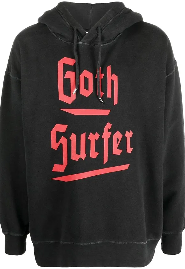 Dsquared2 Goth Surfer huvtröja - Svart