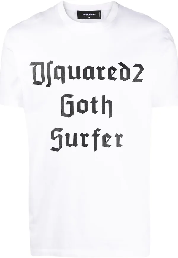 Dsquared2 Goth Surfer t-shirt - Vit