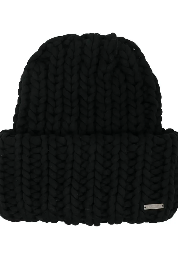 Dsquared2 grovstickad mössa - Svart