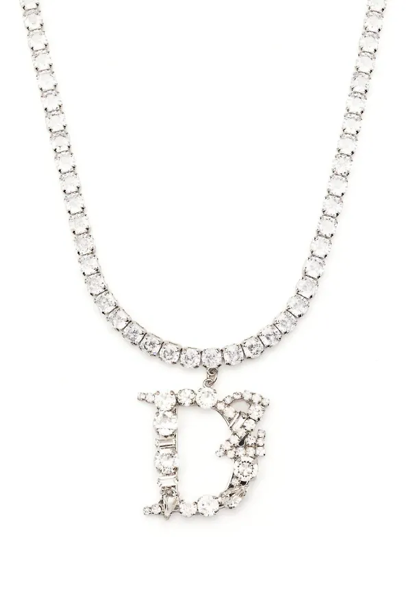 Dsquared2 halsband med hänge - Silverfärgad