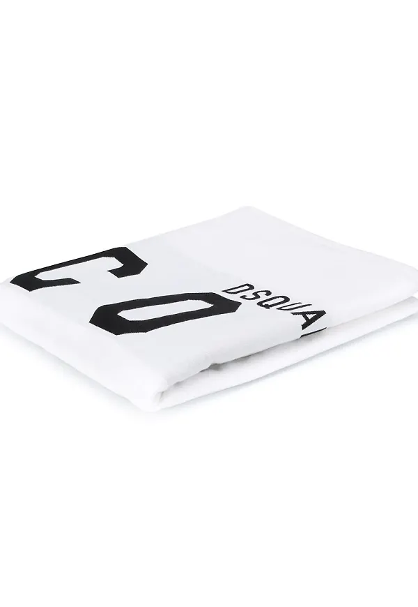 Dsquared2 handduk med ikontryck - Vit