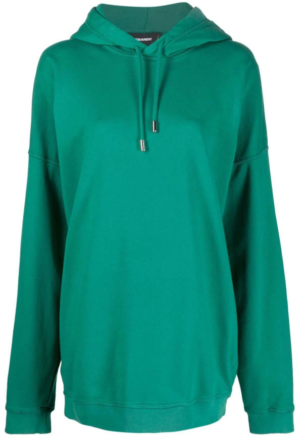 Dsquared2 hoodie i oversize-modell - Grön