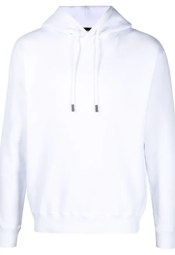 Dsquared2 hoodie med dragsko - Vit