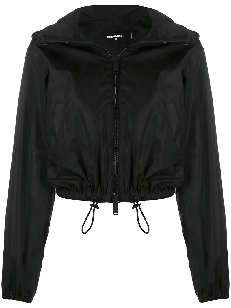 Dsquared2 huvjacka med logotyp - Svart