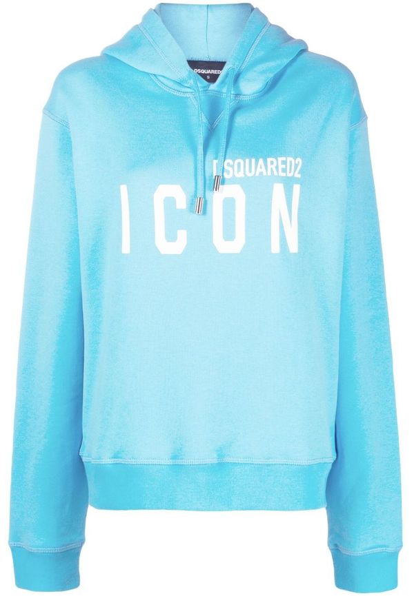 Dsquared2 huvtröja med logotyp - Blå