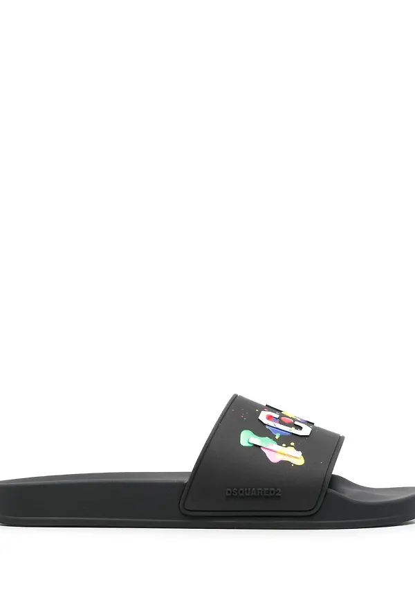 Dsquared2 Icon badtofflor - Svart