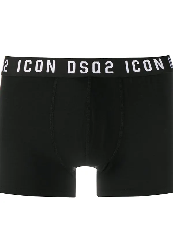 Dsquared2 Icon boxershorts med logotyplinning - Svart