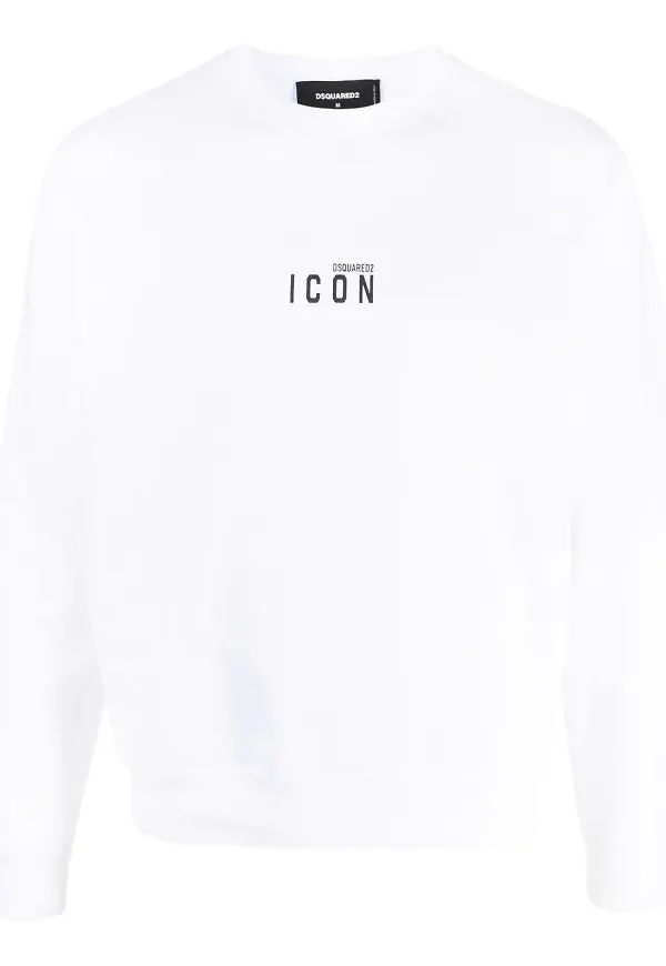 Dsquared2 Icon cotton sweatshirt - Vit