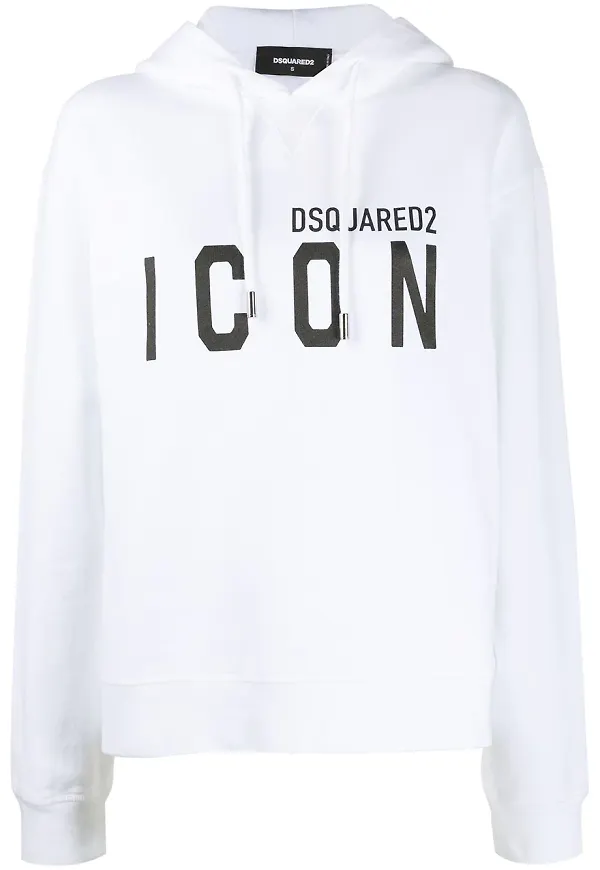 Dsquared2 Icon huvtröja - Vit