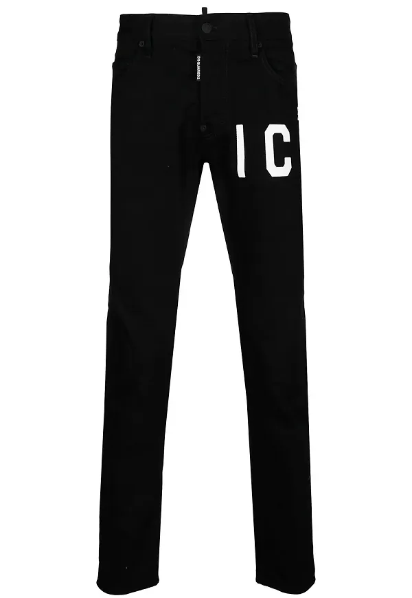 Dsquared2 Icon jeans med smal passform - Svart