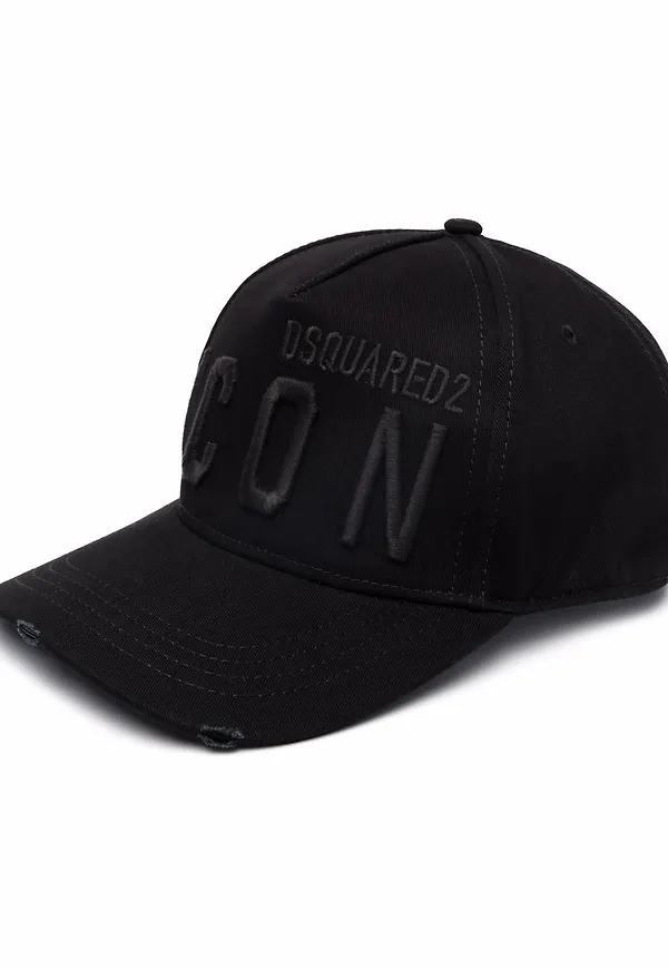 Dsquared2 Icon keps med brodyr - Svart