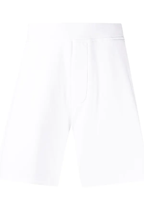 Dsquared2 Icon knälånga träningsshorts - Vit