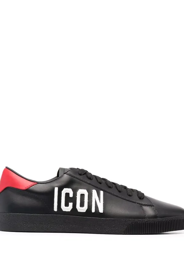 Dsquared2 Icon låga sneakers - Svart