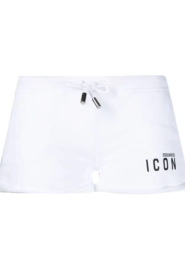Dsquared2 Icon sportshorts - Vit