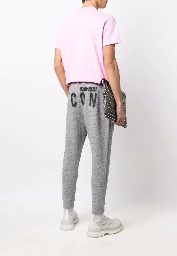 Dsquared2 Icon sweatpants med slogan - Grå