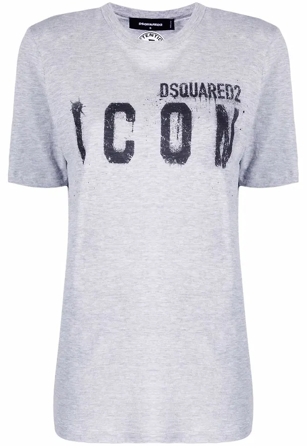 Dsquared2 Icon t-shirt med tryck - Grå