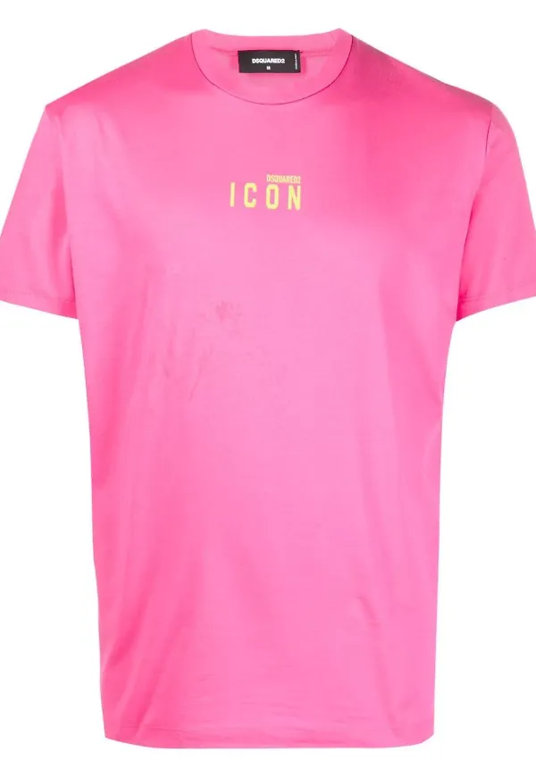 Dsquared2 Icon t-shirt med tryck - Rosa