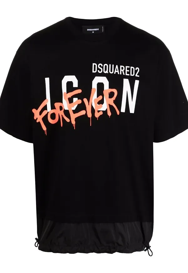 Dsquared2 Icon t-shirt med tryck - Svart
