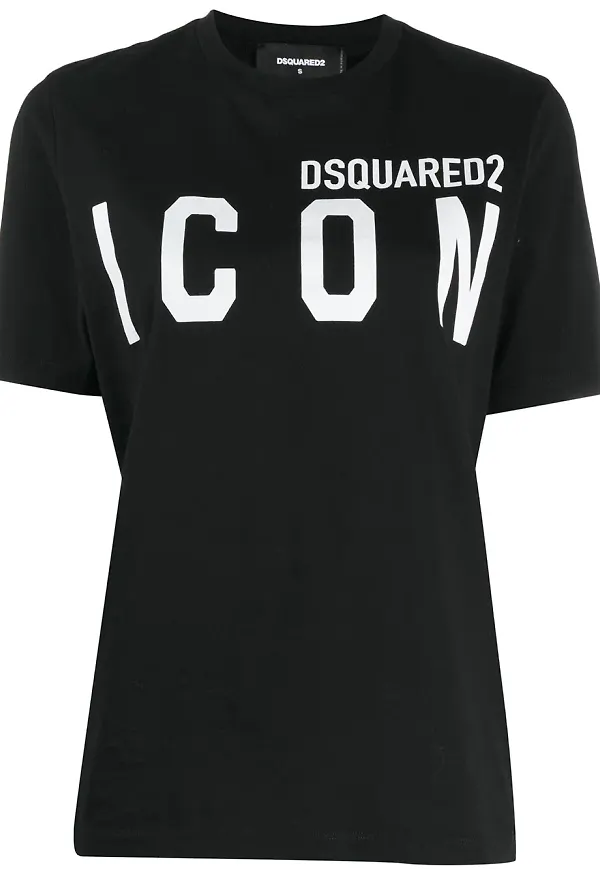 Dsquared2 Icon t-shirt med tryck - Svart