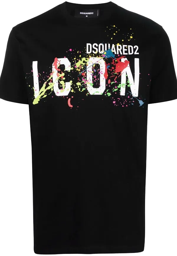 Dsquared2 Icon t-shirt med tryck - Svart
