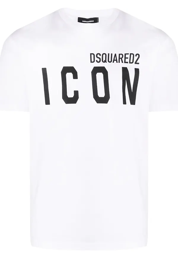 Dsquared2 Icon t-shirt med tryck - Vit