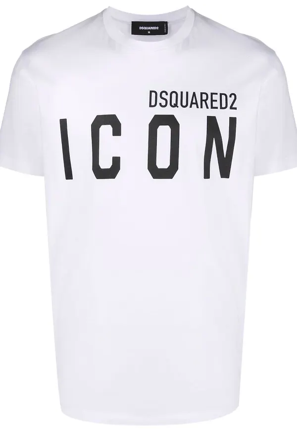 Dsquared2 Icon t-shirt med tryck - Vit