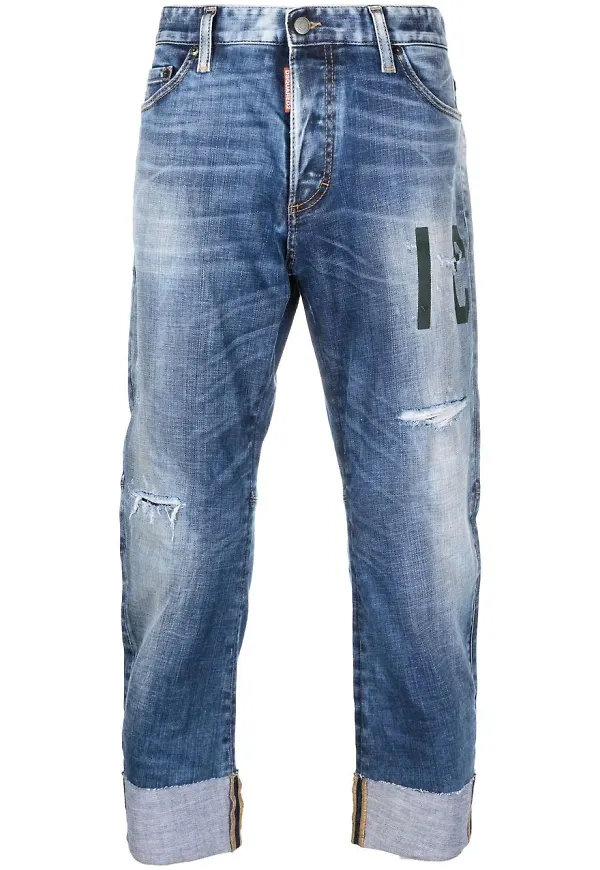 Dsquared2 Icon tapered-jeans - Blå
