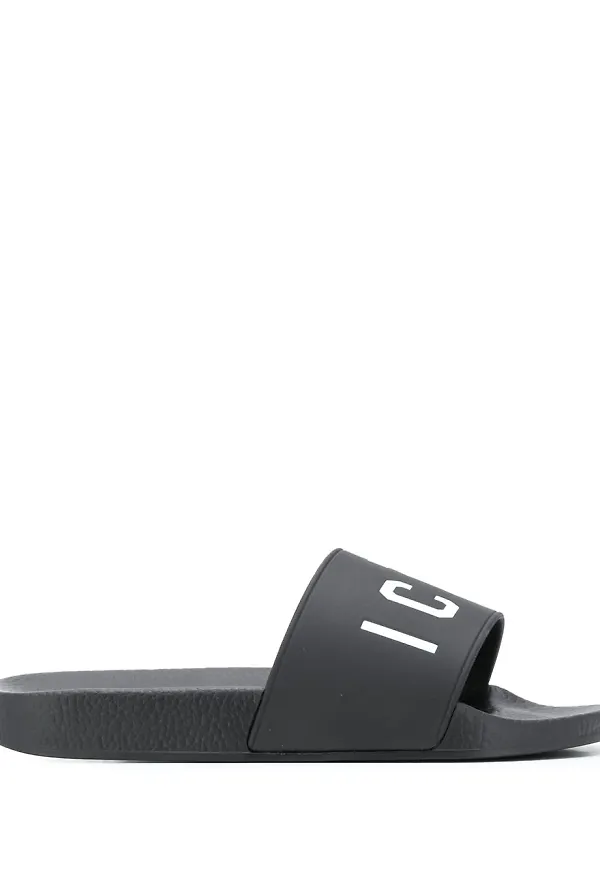 Dsquared2 Icon tofflor - Svart