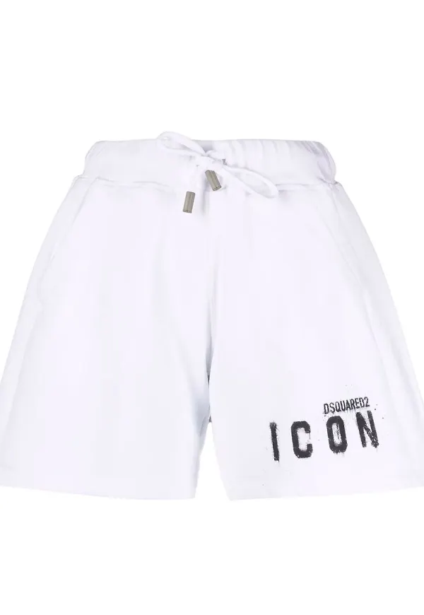 Dsquared2 Icon träningsshorts - Vit