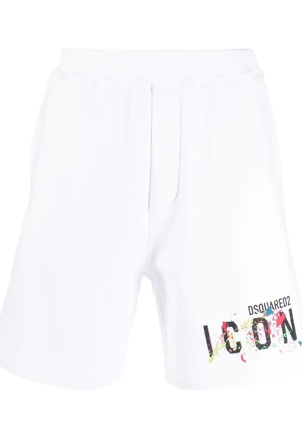 Dsquared2 Icon träningsshorts - Vit