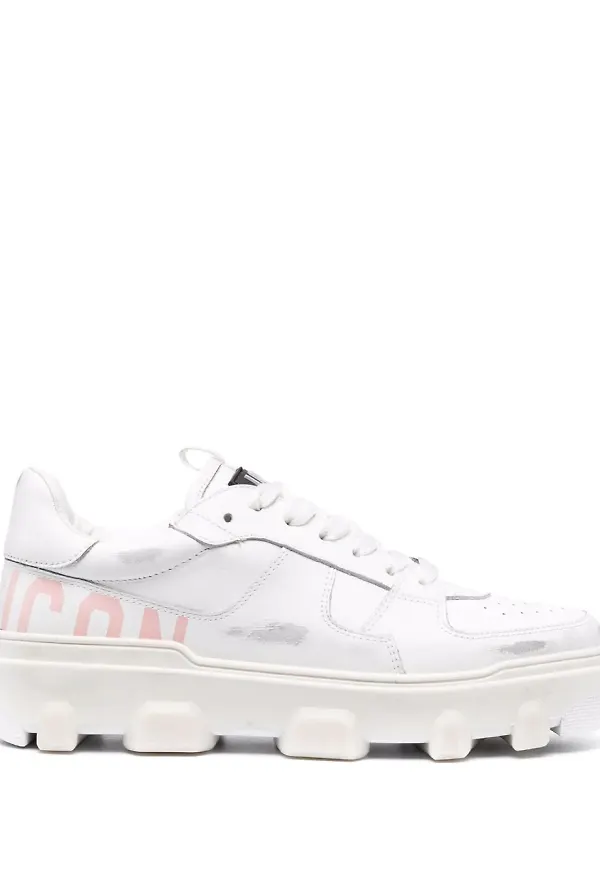 Dsquared2 Iconic Plein låga sneakers - Vit