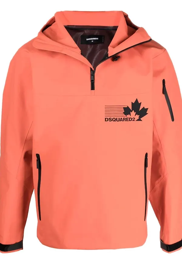 Dsquared2 jacka med huva - Orange