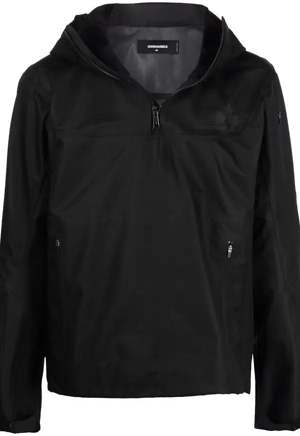Dsquared2 jacka med huva - Svart