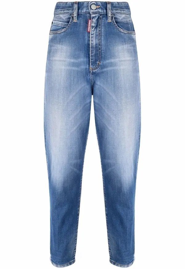 Dsquared2 jeans med blekt effekt - Blå
