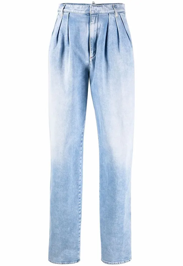 Dsquared2 jeans med hög midja - Blå