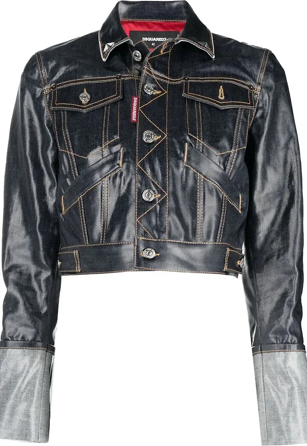 Dsquared2 jeansjacka - Blå