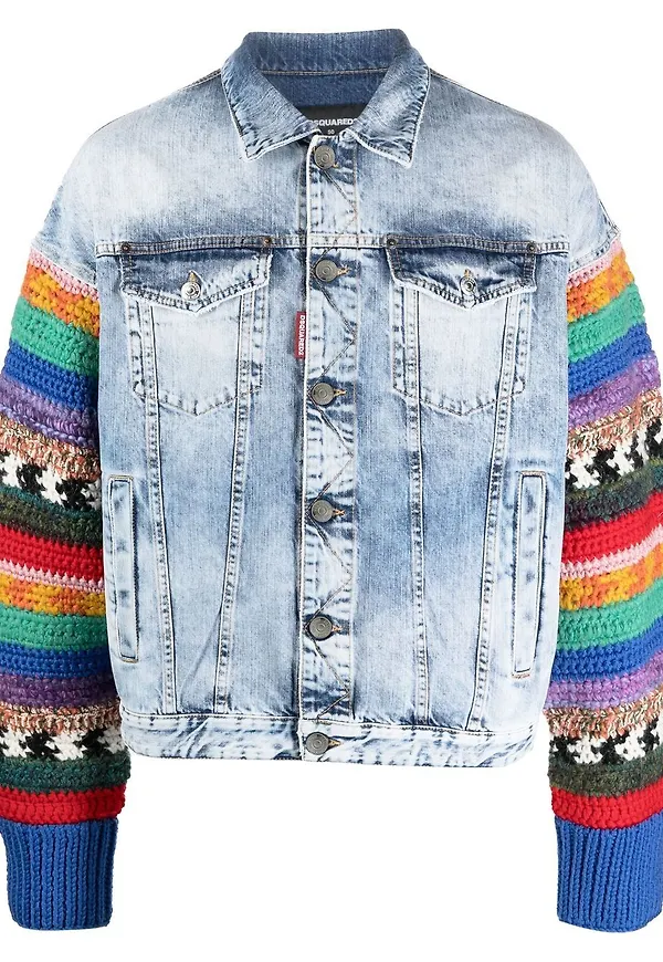 Dsquared2 Journey jeansjacka - Blå