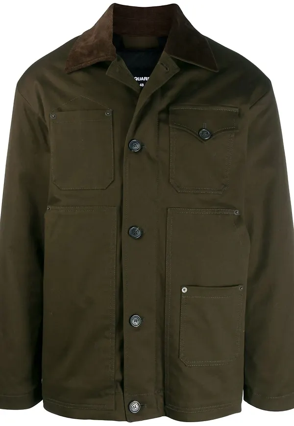 Dsquared2 klassisk safarijacka - Grön
