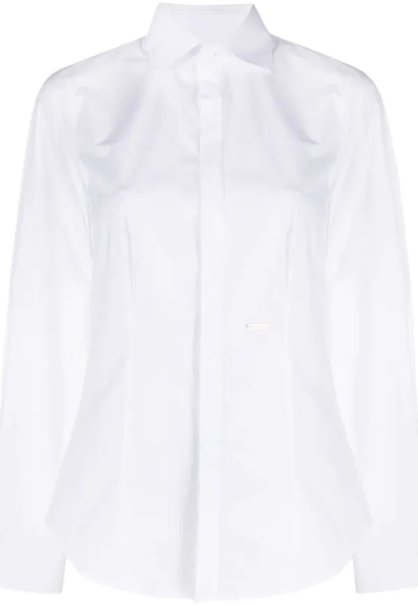 Dsquared2 klassisk skräddad skjorta - Vit