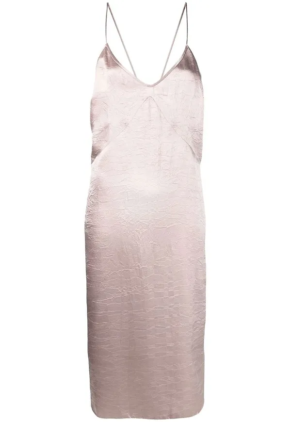 Dsquared2 klänning med satin-finish - Neutral