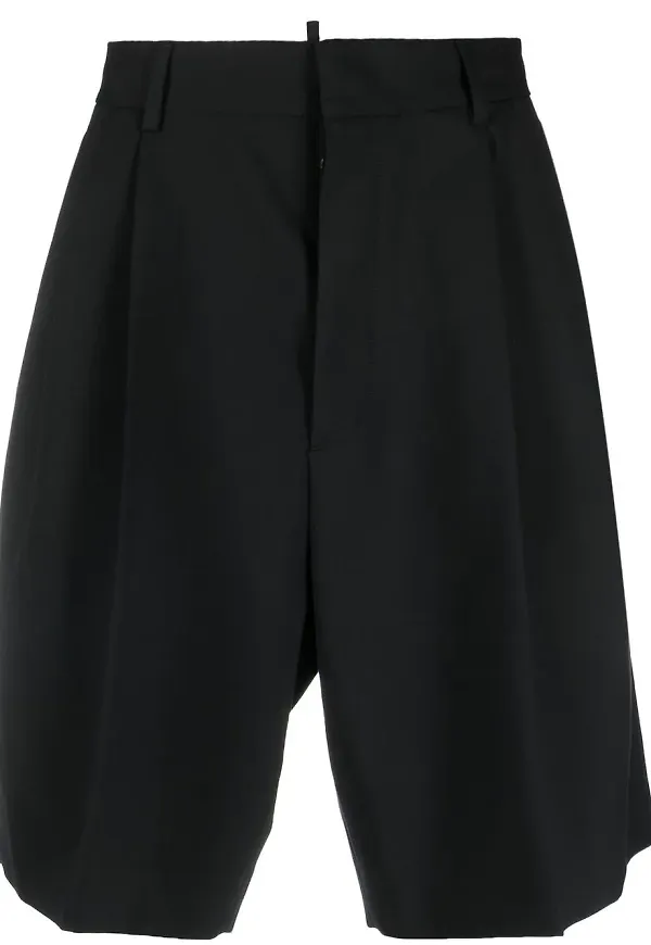 Dsquared2 knälånga finshorts - Svart