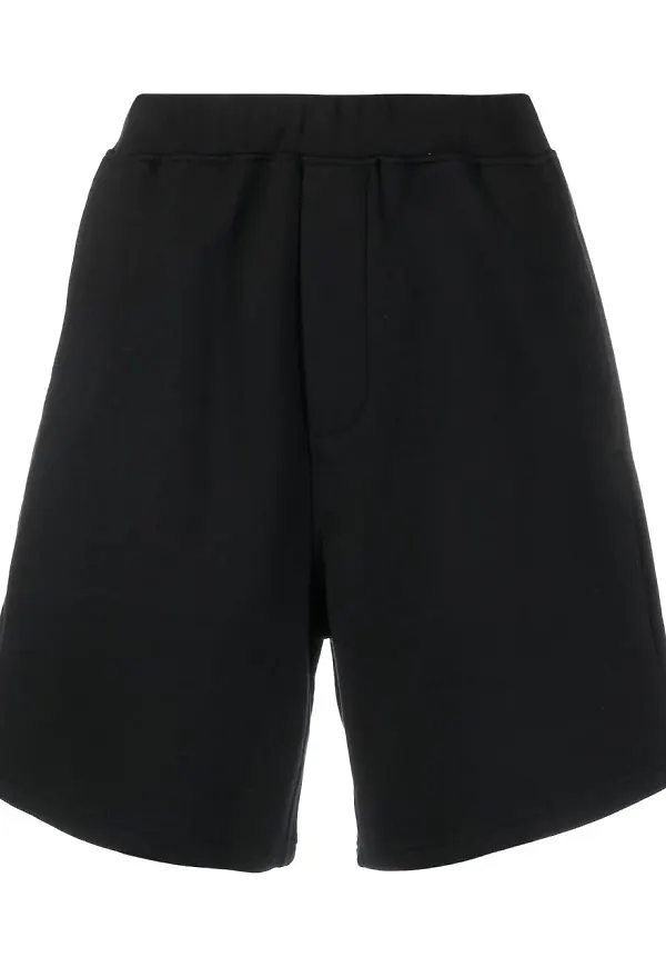 Dsquared2 knälånga träningsshorts - Svart