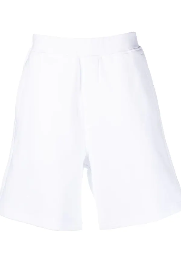 Dsquared2 knälånga träningsshorts - Vit