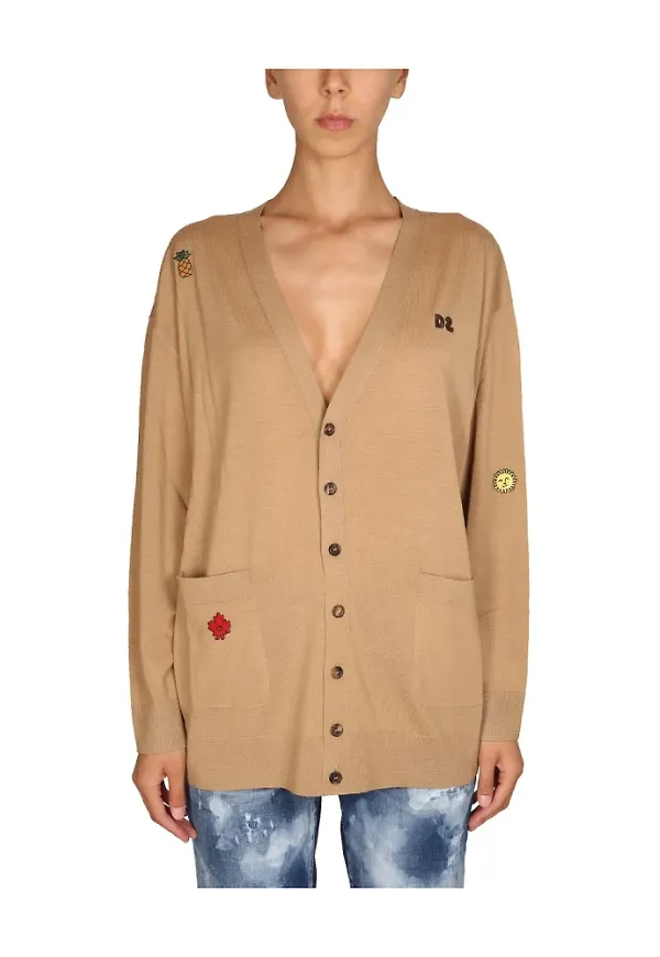 Dsquared2 Kofta destination okänd Beige, Dam