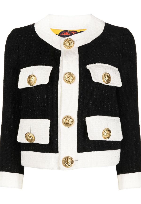 Dsquared2 kort tweedjacka - Svart