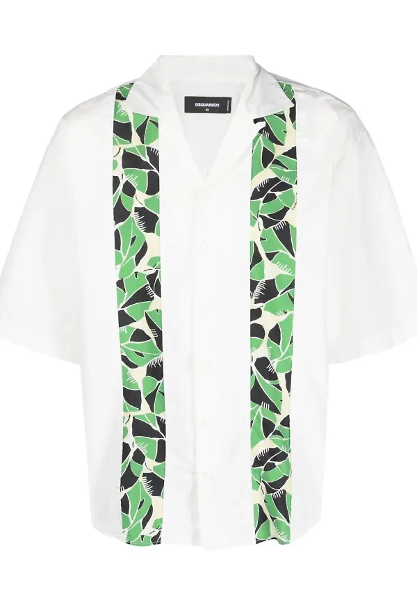 Dsquared2 kortärmad skjorta - Vit
