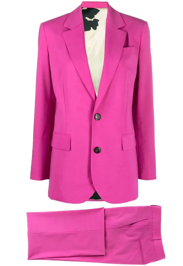 Dsquared2 kostym med vida ben - Rosa