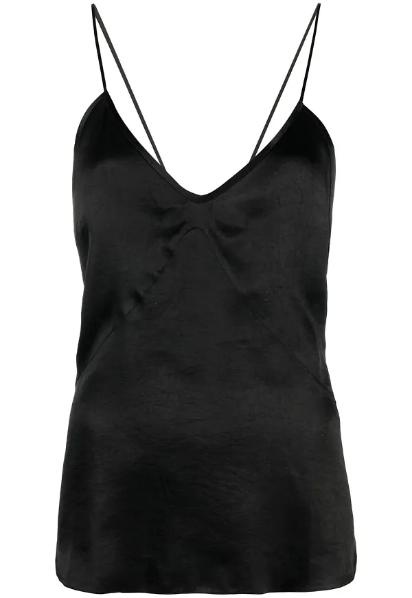 Dsquared2 linne med satineffekt - Svart
