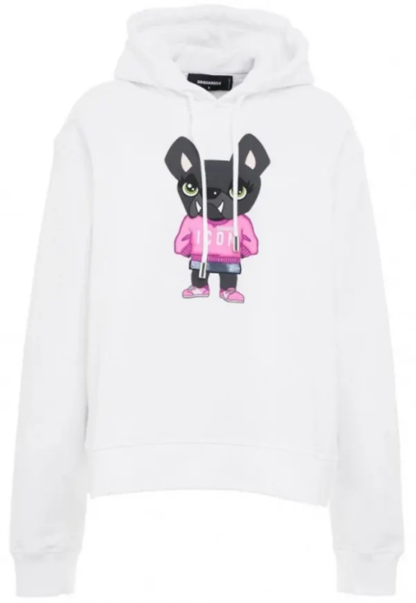 Dsquared2 Luvtröja Vit, Dam