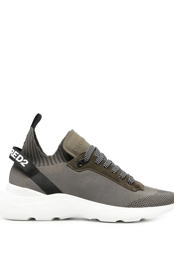Dsquared2 låga sneakers - Grön
